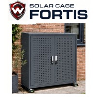Fortis - Anthracite Grey with lockable Doors - for Solar Batteries and Solar Inverters Fortis - Anthracite Grey with lockable Doors - for Solar Batteries and Solar Inverters